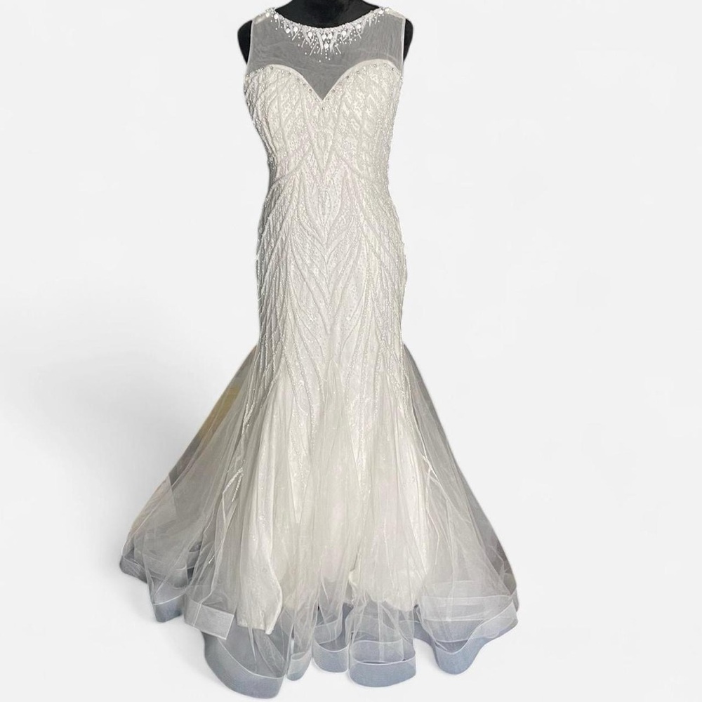 Christiana Wu by Eternal Wedding Dress Discontinued Size 16 Ivory